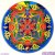 Mandala na sklo - Buddha v lotosu - velká Sunseal