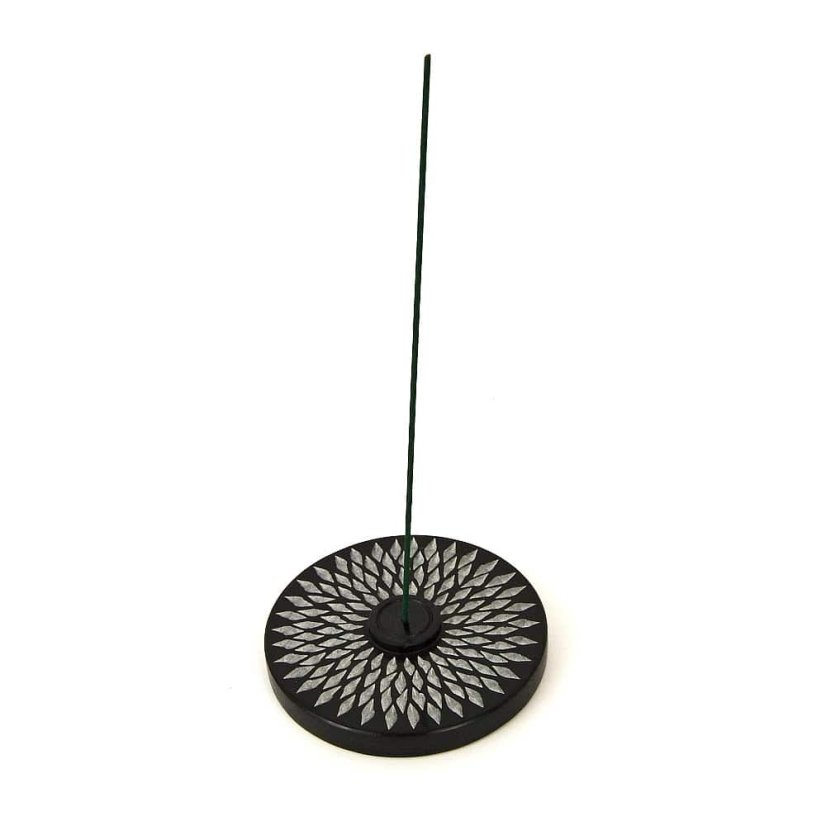 Stojánek na vonné tyčinky Black Aster, mastek
