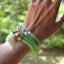 Náramek - náhrdelník "Zelené Jaro"