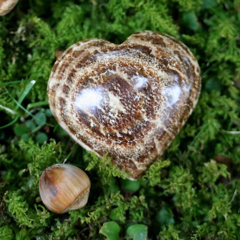 Aragonitové srdce 5-6 cm