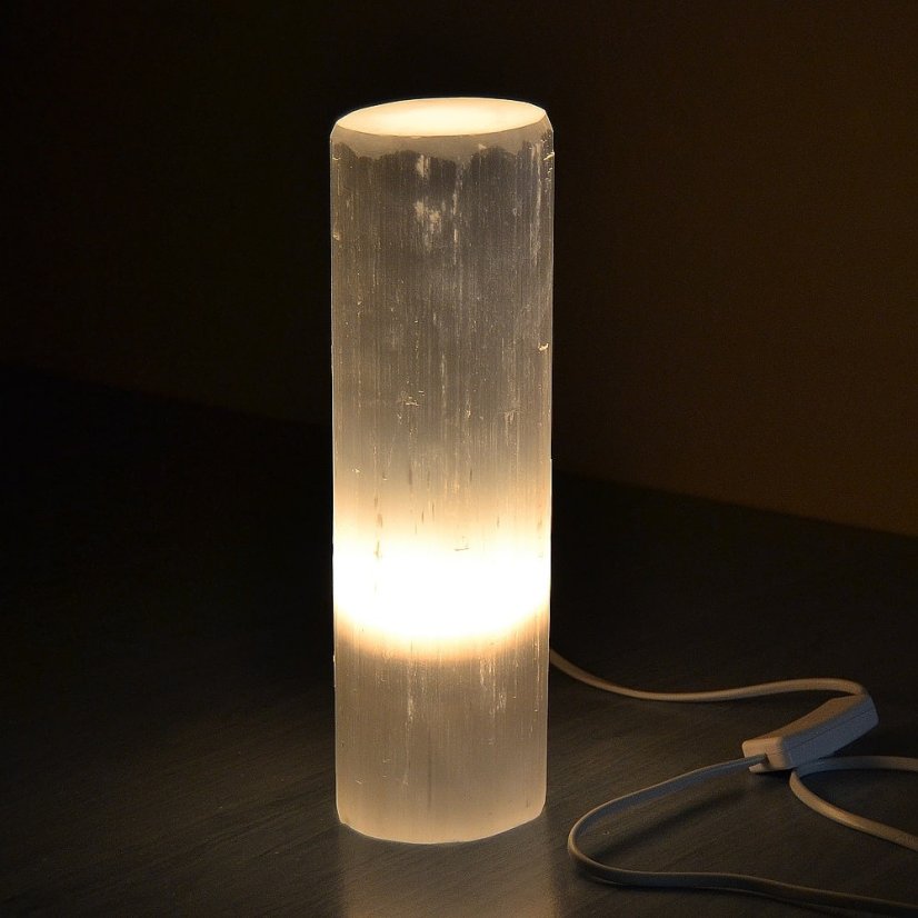 Lampa Cosmos válec - Selenit 30 cm