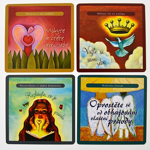 Inspirační karty Čtyři dohody - don Miguel Ruiz