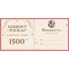 Dárkový poukaz 1500 Kč tištěný (pošleme vám poštou)
