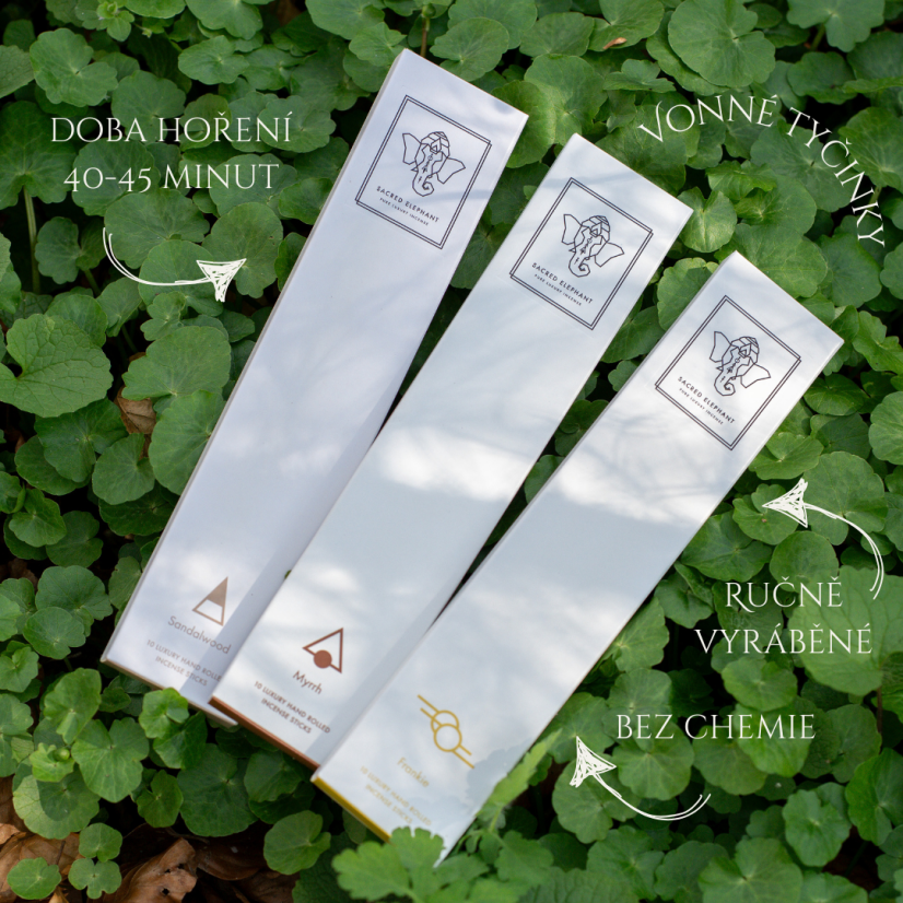 Vonné tyčinky Sacred Elephant Luxury - Myrha