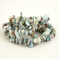 Náhrdelník Larimar tromlovaný 45 cm