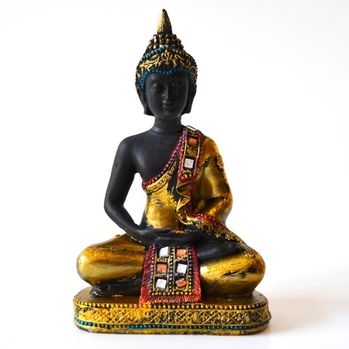 Buddha sedící - soška, 13,5 cm