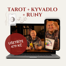 Výhodná sada: 3 online kurzy (Tarot, Kyvadlo, Runy)