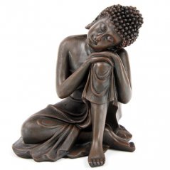 Soška Buddha v Lásce 13,5 cm mahagon