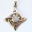 Amulet Síla Středu, Měsíční kámen - stříbro Ag 925/1000