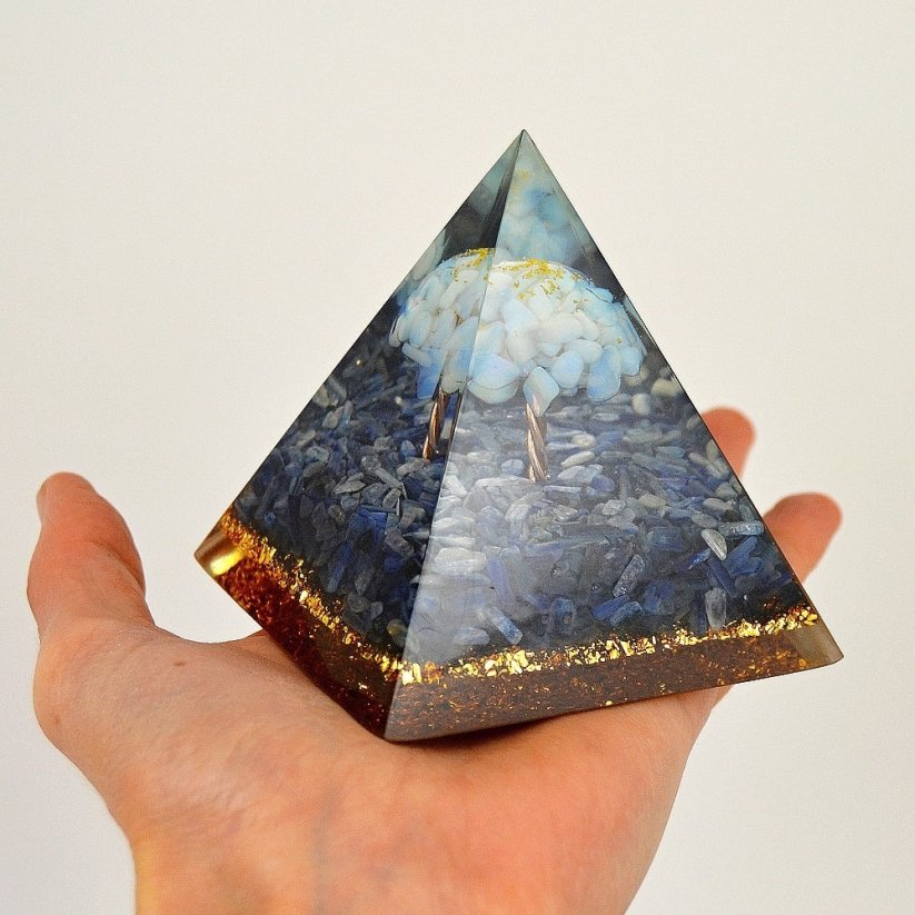 Pyramida Orgonit - Strom Míru 7,5 x 7,5 cm