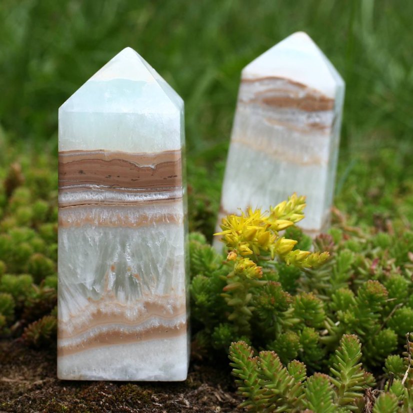 Obelisk Aragonit - Karibský kalcit