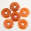 Donut kulatý 30 mm - Karneol