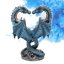Socha fantasy exclusive - Dračí srdce, svícen