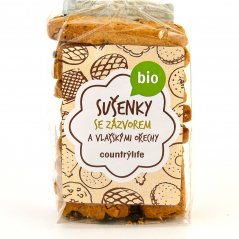 Sušenky s vlašskými ořechy a zázvorem Bio 175 g