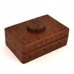 Krabička na tarotové karty se symbolem Jin-Jang