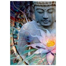 Přání - Buddha s lotosem