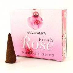 Vonné kužely Nag Champa - Fresh Rose