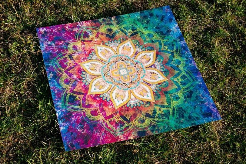 Mandala 60 x 60 cm Květ