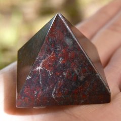 Pyramida - Jaspis brekciový 35 mm