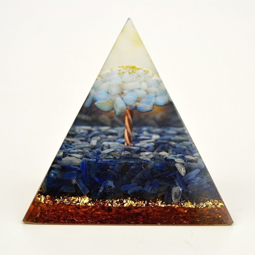 Pyramida Orgonit - Strom Míru 7,5 x 7,5 cm
