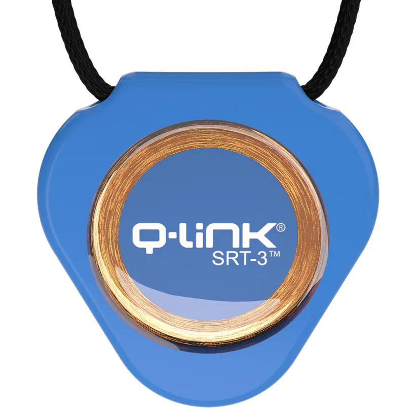 Q-Link SRT-3 biorezonátor přívěsek, Aura Blue
