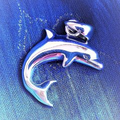 Přívěsek Stříbrný delfín - stříbro Ag 925/1000