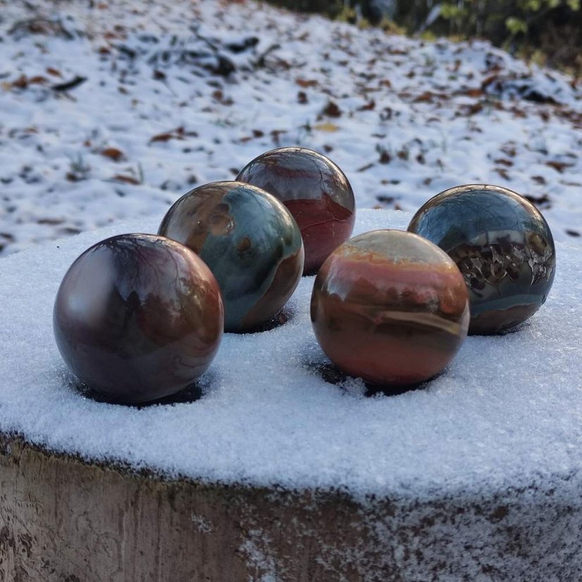 Koule Jaspis Polychrom