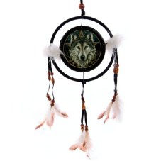 Lapač snů - vlk, 16 cm