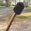 Palička na šamanský buben - kožešina