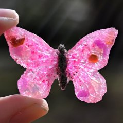 Náušnice orgonit - Motýli
