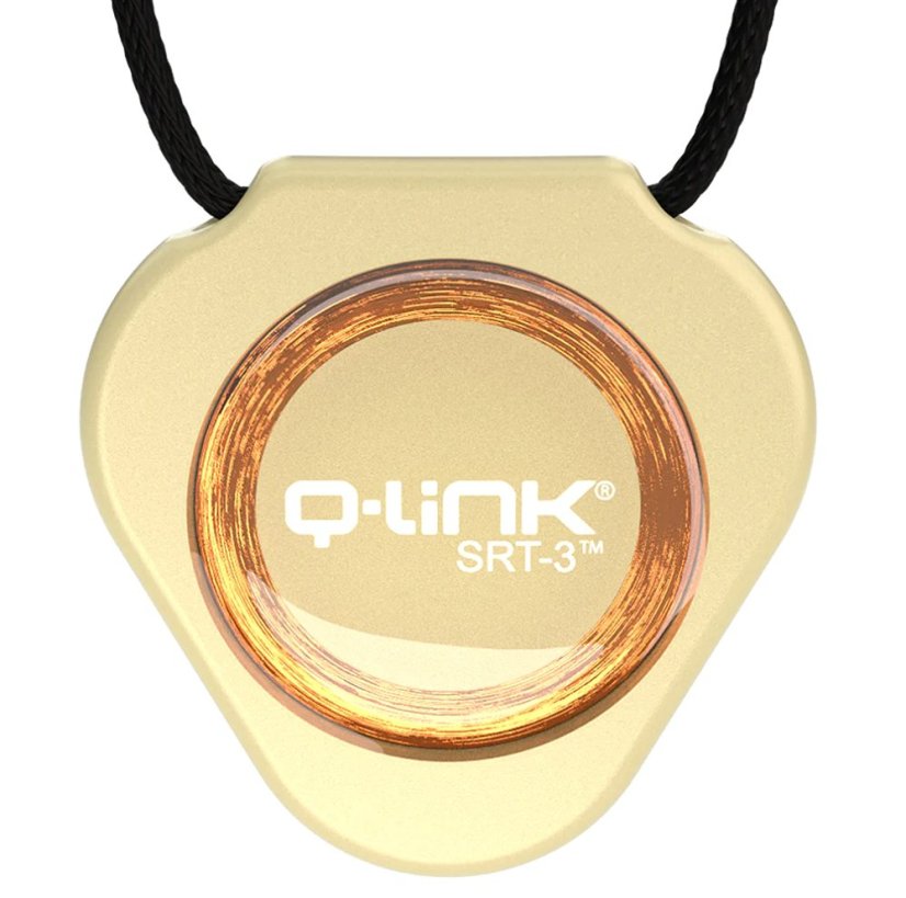 Q-Link SRT-3 biorezonátor přívěsek, Champagne Pearl