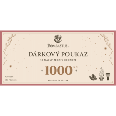 Elektronický dárkový poukaz 1000 Kč (obdržíte do 24 hod)