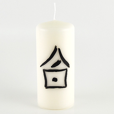 Kaligrafická svíčka - Ochrana proti zlým duchům