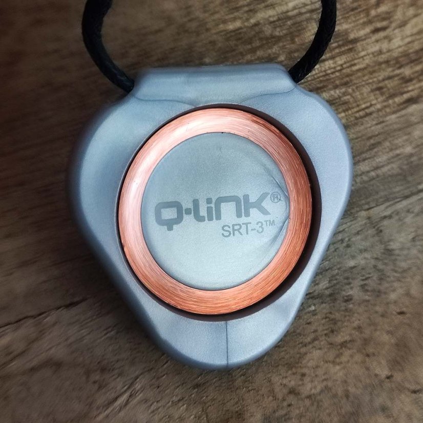 Q-Link SRT-3 biorezonátor přívěsek, Grey Pearl